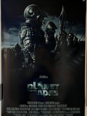 PLANET OF THE APES (2001) - ORIGINAL DOUBLE SIDED MOVIE POSTER